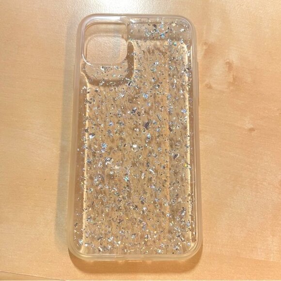 ✨HOST PICK✨ Nanette Lepore iPhone 11 / iPhone XR Clear Glitter Case - Picture 1 of 7